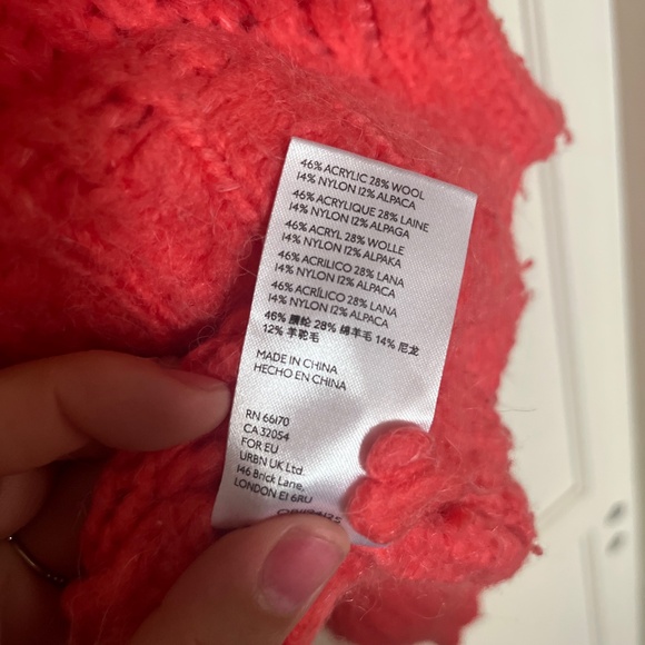 Anthropologie Pink Knitted Sweater - Picture 4 of 6